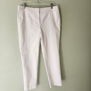 Ann Taylor White Ankle Pants, Size 6, EUC